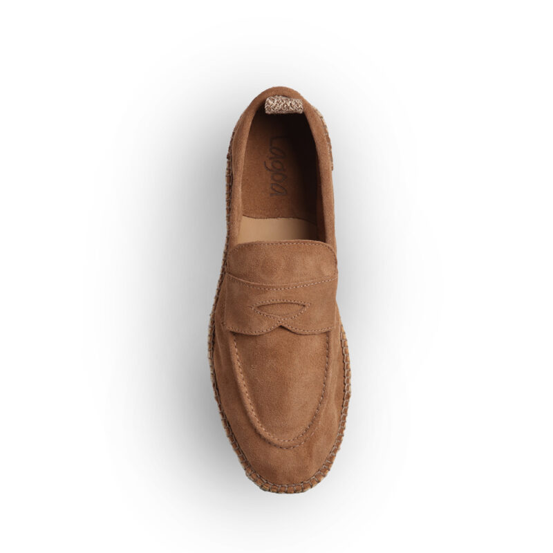 New Loafer Suede Visone - Image 3