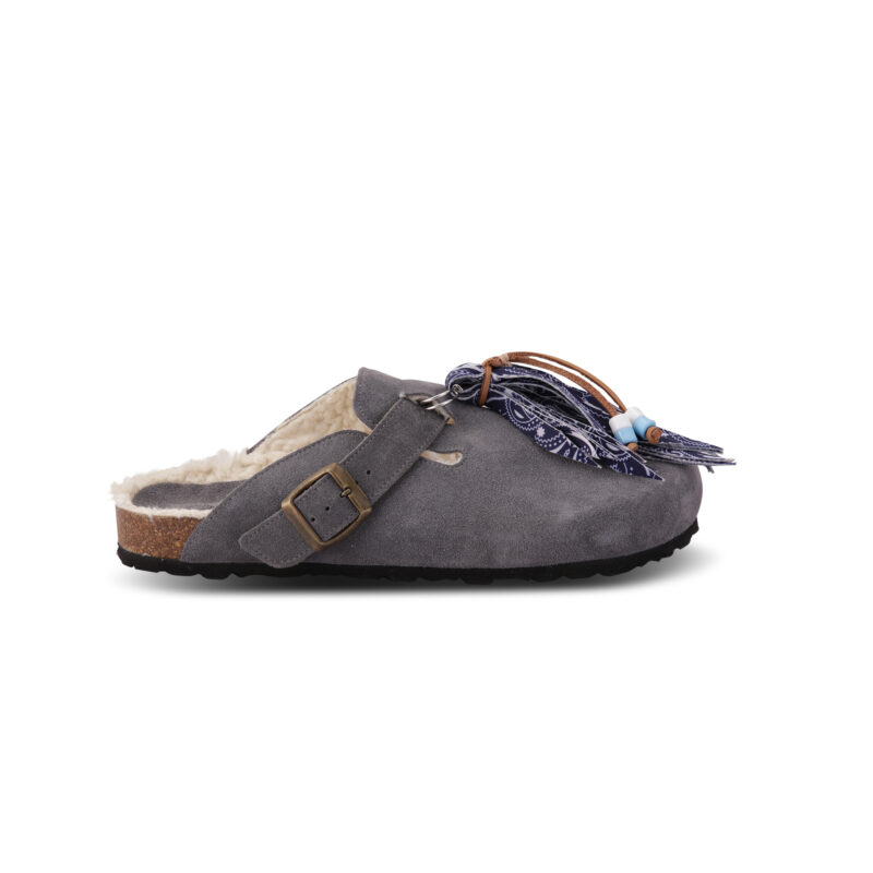 DANDARA BROCHE SUEDE SMOG