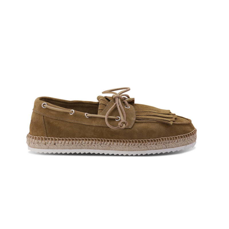 Nautico Fringe Suede Militare