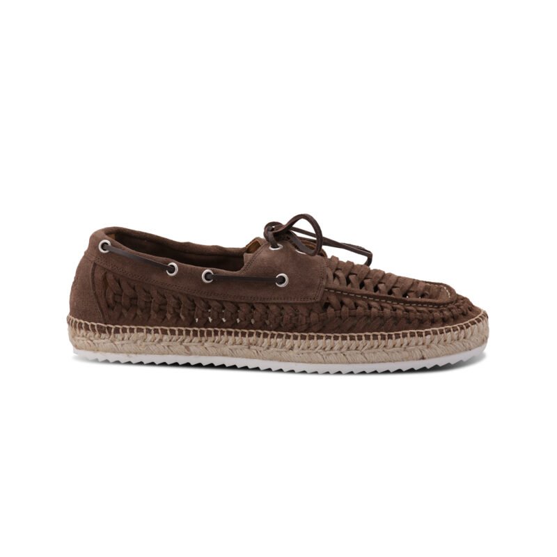 Nautico Trenzado Suede Lodo