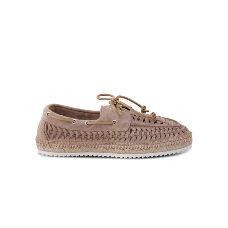 Nautico Trenzado Suede Pietra