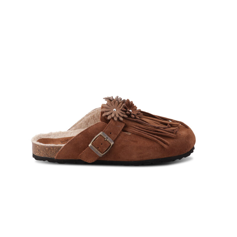 DANDARA FLOR SUEDE CASTAGNA