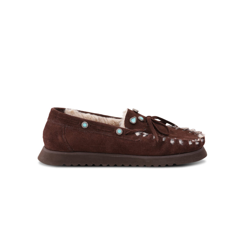 YASH TURQUESA/01 SUEDE MARRONE