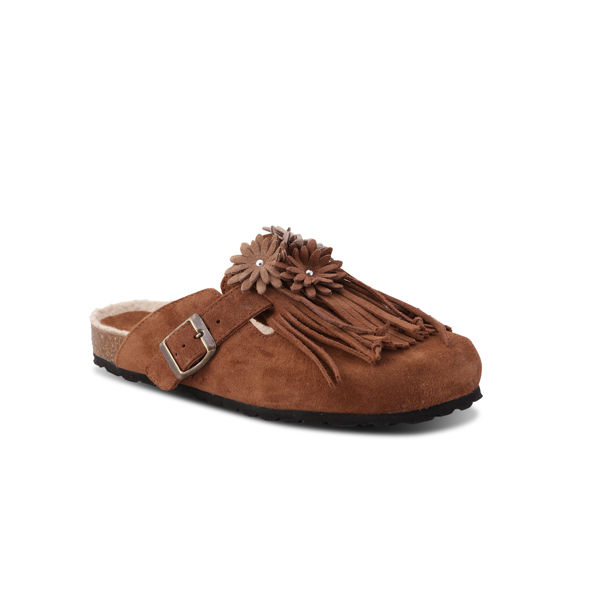 DANDARA FLOR SUEDE CASTAGNA - Image 2
